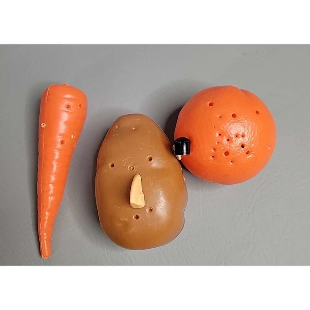 Vintage Mr. Potato Head Katie Carrot Pete Pepper Oscar Orange Vegetables